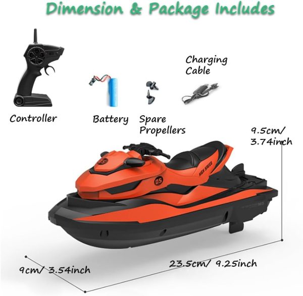 High Speed Jet Ski - 2.4GHz Remote Control Boat - Image 2