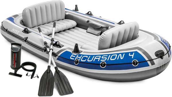 INTEX Amandisia Inflatable Boat Set - Deluxe Edition