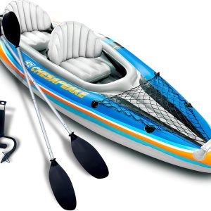 2-Person Inflatable Kayak - Aluminum Paddles Included