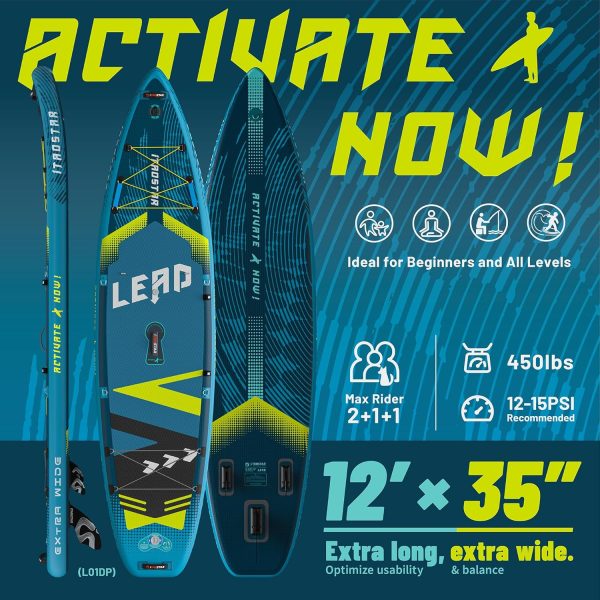 Amandisia Inflatable Paddle Board - 11' or 12' SUP - Image 2